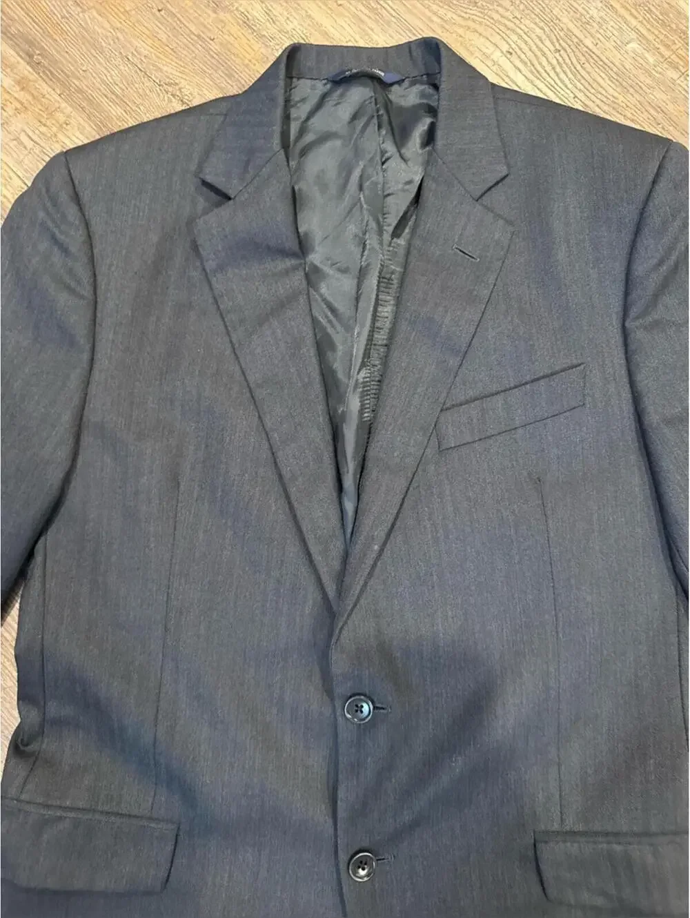 Brooks Brothers 1818 Makers & Merchants Saxxon Wool Suit Jacket 41R Herringbone